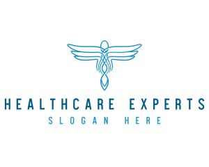 Medical Caduceus Healthcare logo design