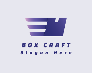 Packaging - Purple Logistics Package logo design