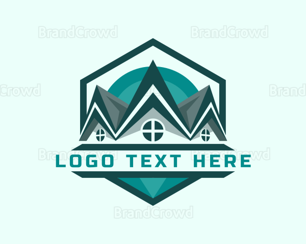 Roofing Renovation Contractor Logo