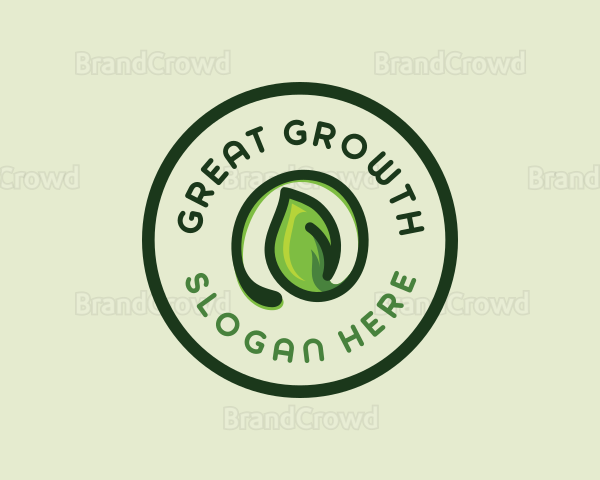 Plant Leaf Gardening Logo