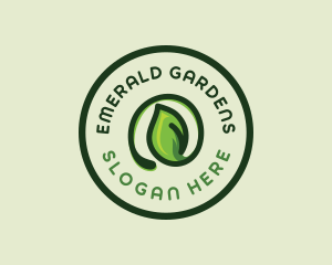 Plant Leaf Gardening logo design