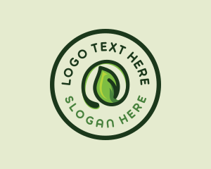 Greenhouse - Plant Leaf Gardening logo design