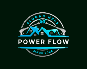 House Cleaning Power Washing logo design