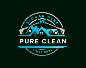 House Cleaning Power Washing logo design