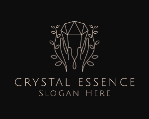 Crystal Hand Jewelry logo design