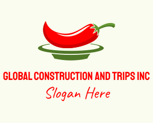 Chili Pepper Plate Logo