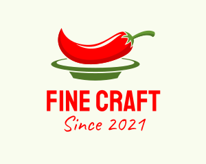 Chili Pepper Plate logo design