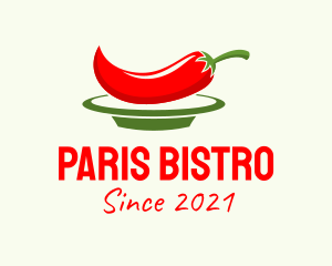 Chili Pepper Plate logo design