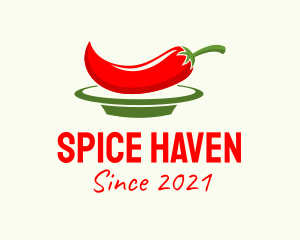 Chili Pepper Plate logo design