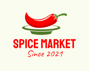 Chili Pepper Plate logo design