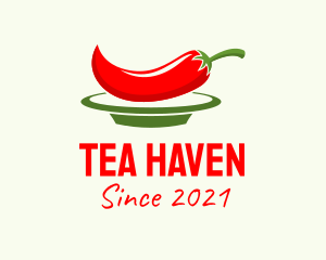 Chili Pepper Plate logo design