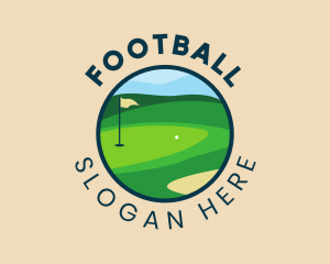 Golf Course Badge Logo