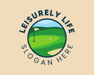 Golf Course Badge logo design