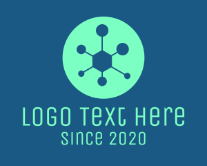 Work At Home - Virus Science Laboratory logo design