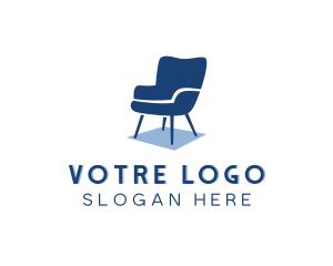 Interior Chair Furniture Logo
