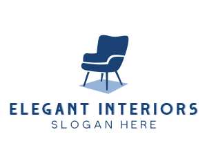 Interior - Interior Chair Furniture logo design