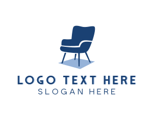 Home Impovement - Interior Chair Furniture logo design