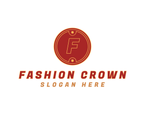 Retro Circle Fashion Boutique logo design