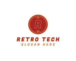 Retro Circle Fashion Boutique logo design