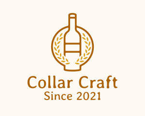 Wheat Liquor Bottle logo design