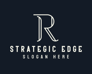 Elegant Letter R logo design