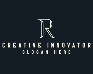 Elegant Letter R logo design