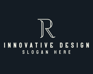 Elegant Letter R logo design