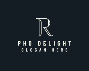 Elegant Letter R logo design