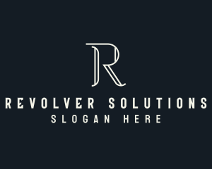 Elegant Letter R logo design