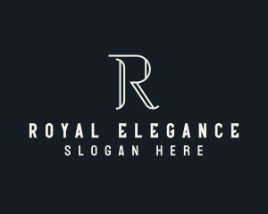 Elegant Letter R logo design