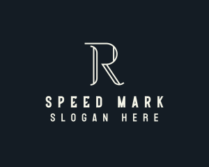 Elegant Letter R logo design