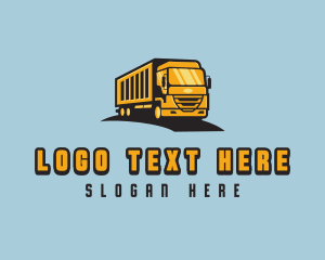 Transportation - Freight Trucking Transportation logo design