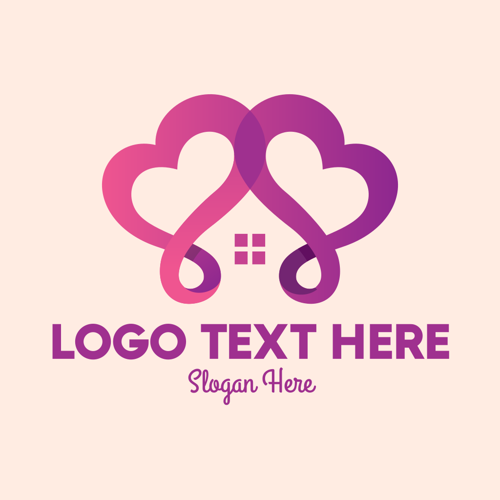 Purple Lovely Home Logo | BrandCrowd Logo Maker | BrandCrowd