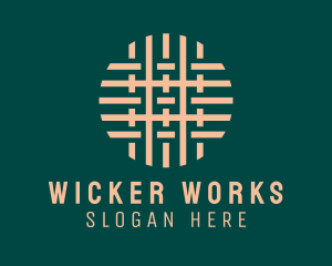 Wicker - Craftsman Pattern Weaver logo design