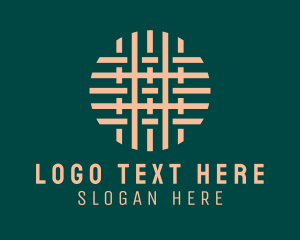 Weaving - Craftsman Pattern Weaver logo design