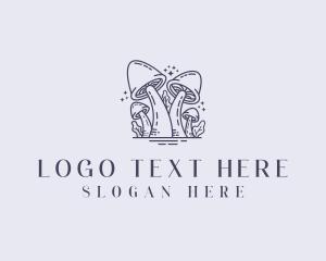 Psychedelic - Shrooms Herbal Dispensary logo design