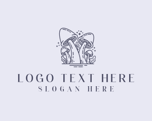 Holistic - Shrooms Herbal Dispensary logo design