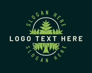 Cannabis Marijuana Plant Logo