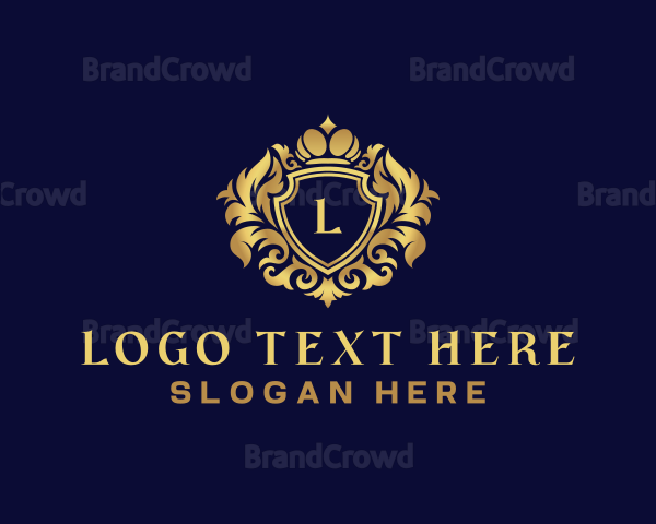 Shield Luxury Crown Logo