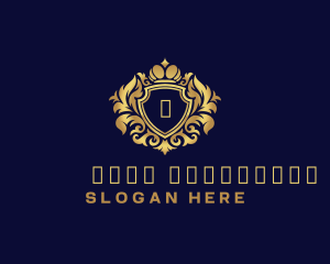 Shield Luxury Crown logo design