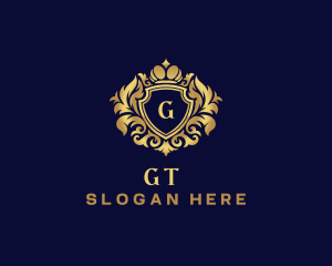 Shield Luxury Crown logo design