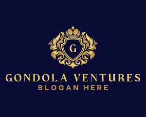 Shield Luxury Crown logo design