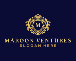 Shield Luxury Crown logo design