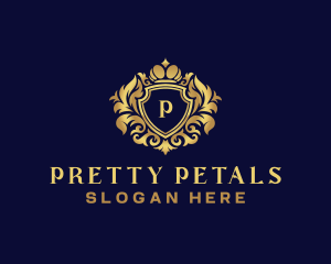 Shield Luxury Crown logo design