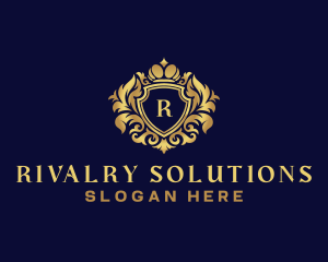 Shield Luxury Crown logo design