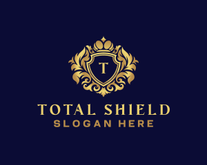 Shield Luxury Crown logo design