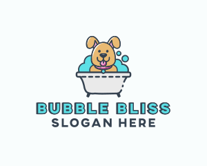 Bubble - Dog Bubble Bath logo design