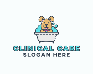 Dog Bubble Bath logo design