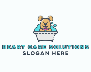 Dog Bubble Bath logo design