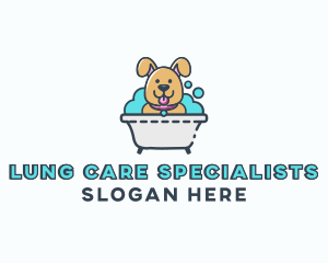 Dog Bubble Bath logo design